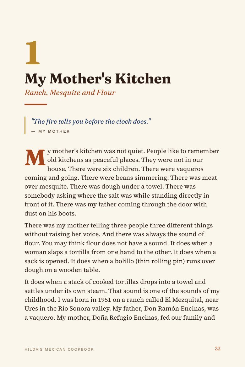 Page 33, My Mother's Kitchen